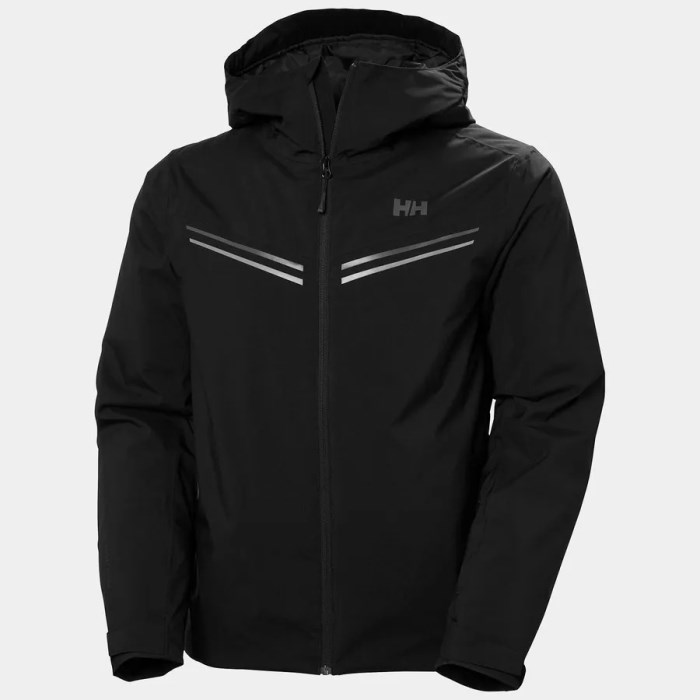 Helly Hansen Men's Alpine Insulated Ski Jacket BLACK