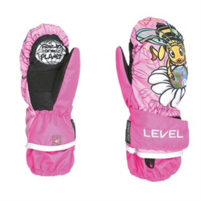 LEVEL ANIMAL REC PINK JUNIOR GLOVES