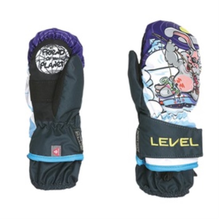 LEVEL ANIMAL REC NAVY JUNIOR GLOVES