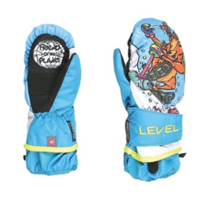 LEVEL ANIMAL REC LIGHT BLUE JUNIOR GLOVES
