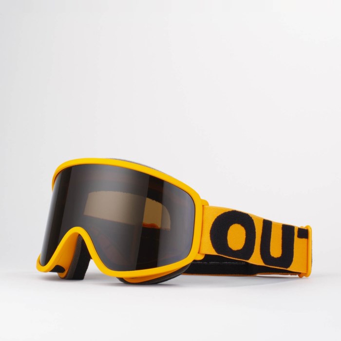 GOGGLES FLAT ORANGE-SMOKE